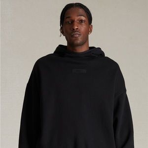 Fear of God Essentail Jet Black Hoodie